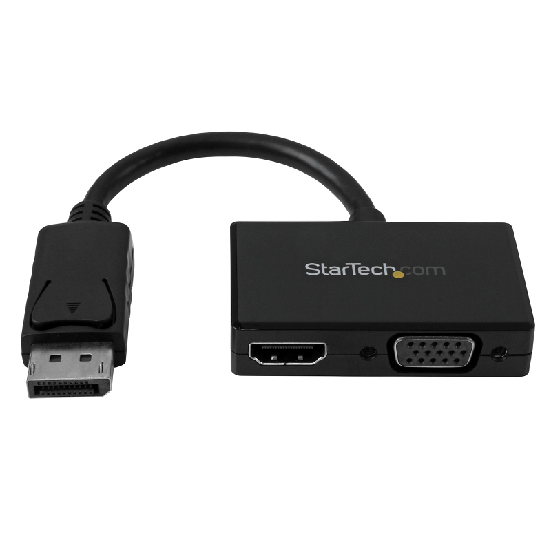 V Adapter: 2-in-1 DisplayPort to HDMI or VGA
